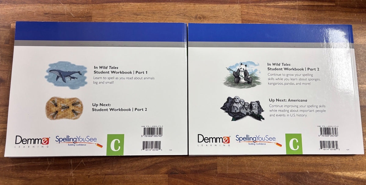 Spelling You See Level C Wild Tales Workbooks & Handbook Set — photo 3 of 5