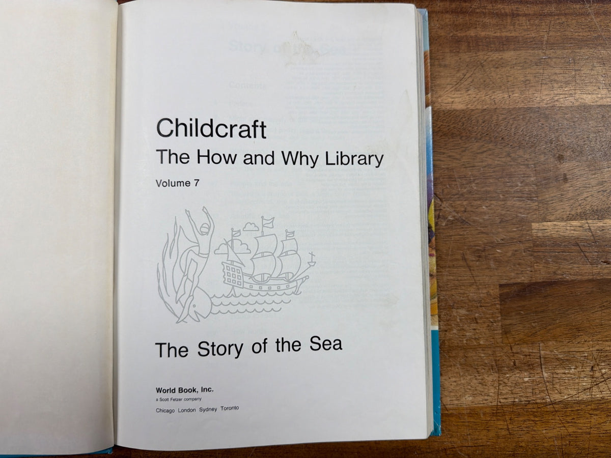Childcraft How and Why Library Vol 7 Story of the Sea