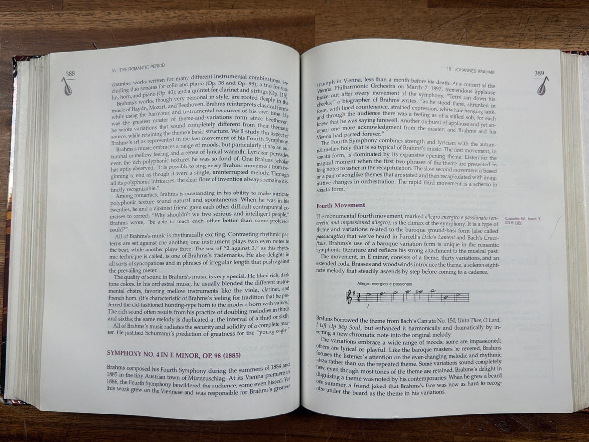 Music: an Appreciation by Roger Kamien, 6th Edition