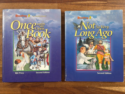 BJU Reading Press 3 Curriculum 2nd Ed Set Text & Teacher Guides