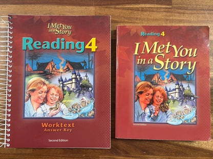 BJU Press Reading 4 I Met You in a Story Set 2nd Ed
