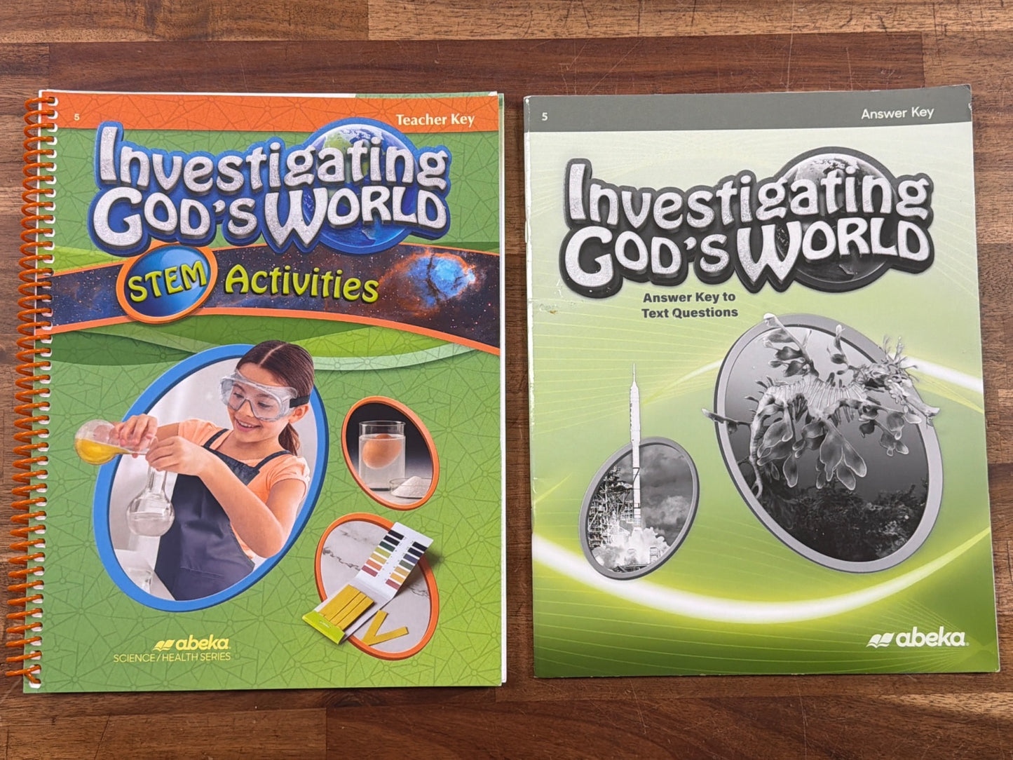 Abeka Investigating God's World Grade 5 Curriculum Set 5th Ed