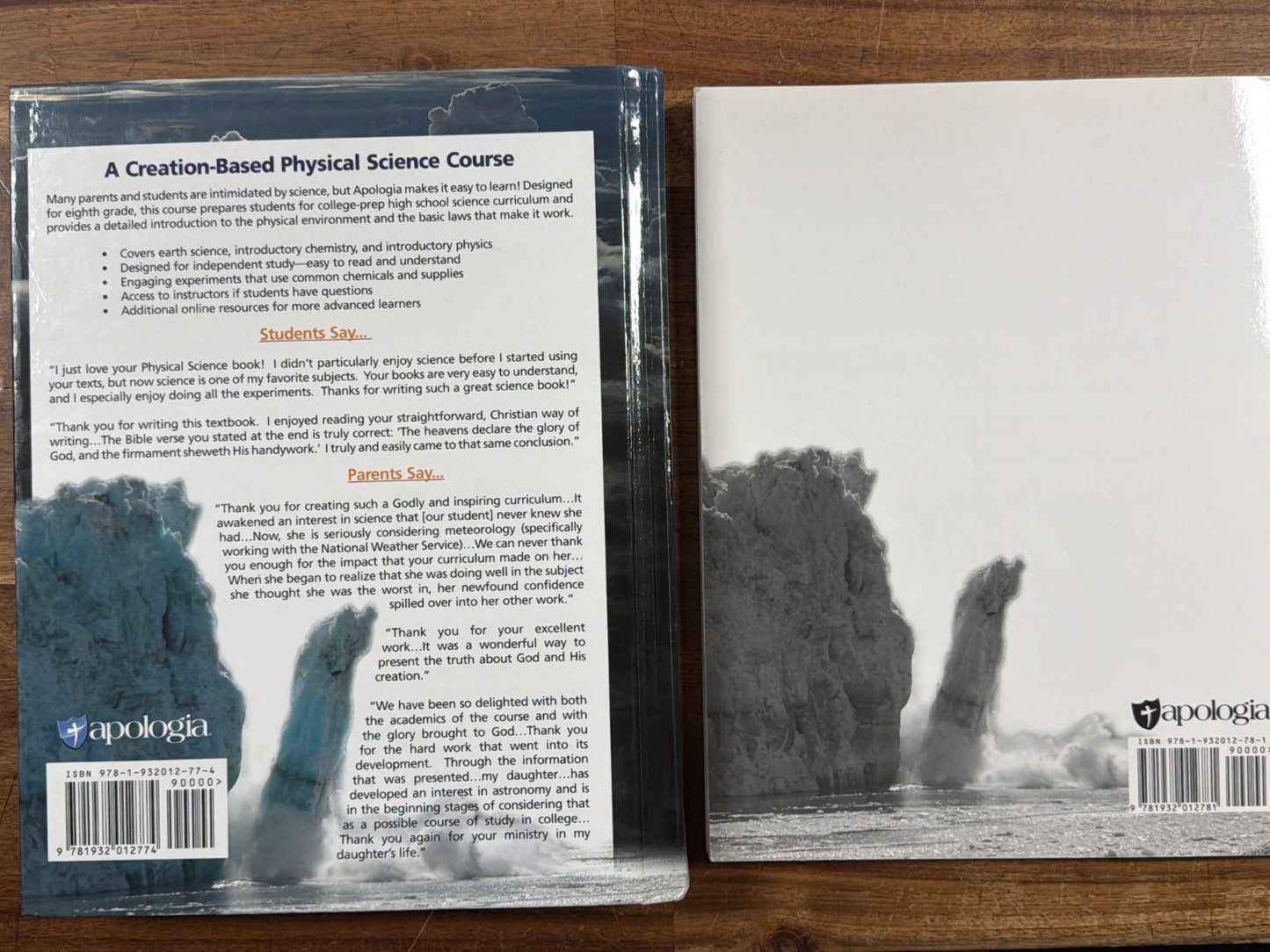Apologia Exploring Creation Physical Science 2nd Ed Set