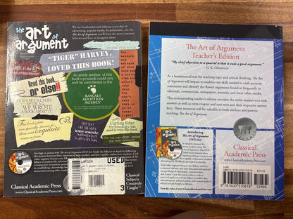 Art of Argument Set: Student Text, Teacher Ed & DVD — photo 3 of 5