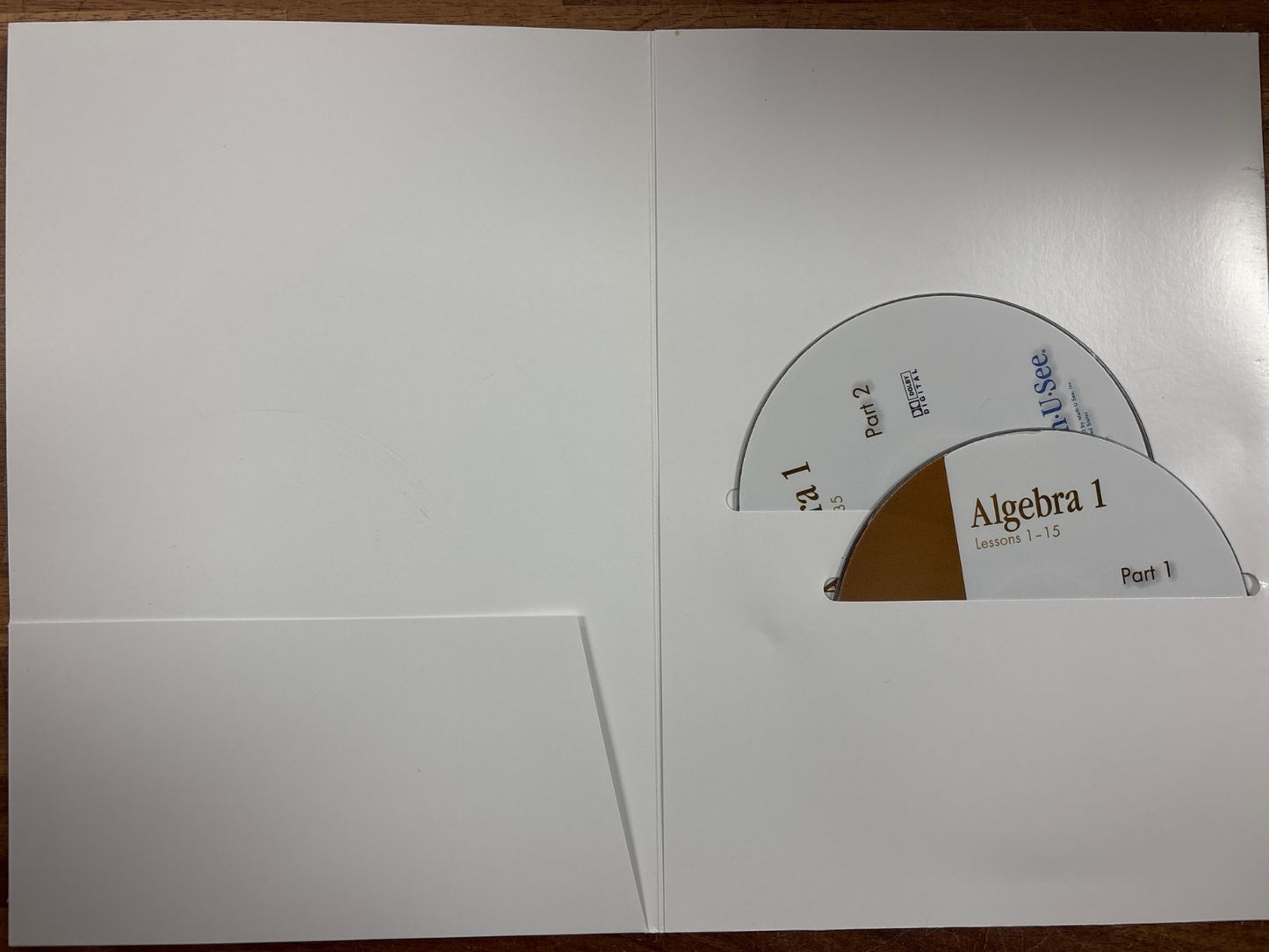 Math-U-See Algebra 1 DVD Set - Lessons 1-35 Parts 1 & 2