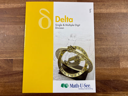 Math-U-See Delta Division Set: Manual, Workbook, Tests — photo 3 of 4