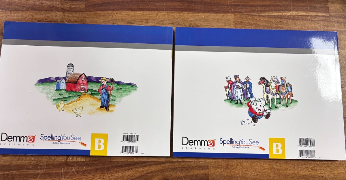 Spelling You See Level B Jack and Jill Workbook Set + Guide — photo 3 of 5