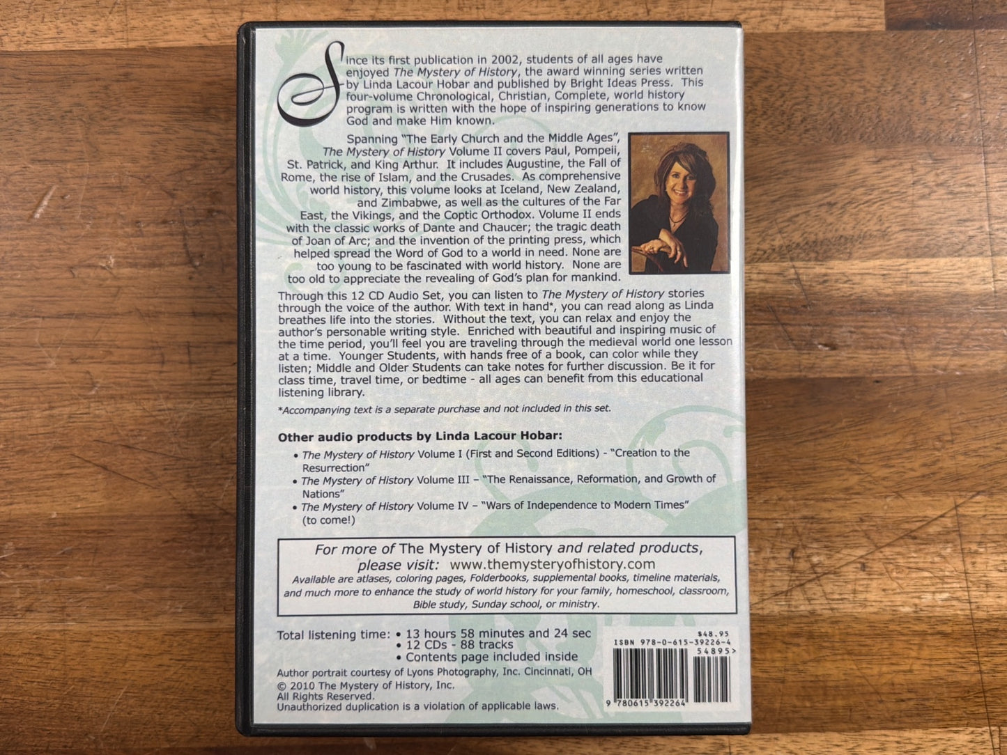 Mystery of History Vol II Book & CD Audio Set Bundle
