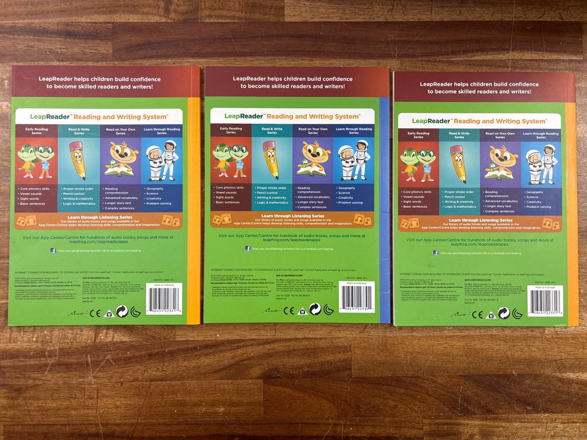 LeapFrog Early Reading Series LeapReader Books Set of 7 — photo 3 of 7