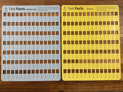 My Father's World Fast Facts Math Cards +-×÷ Set