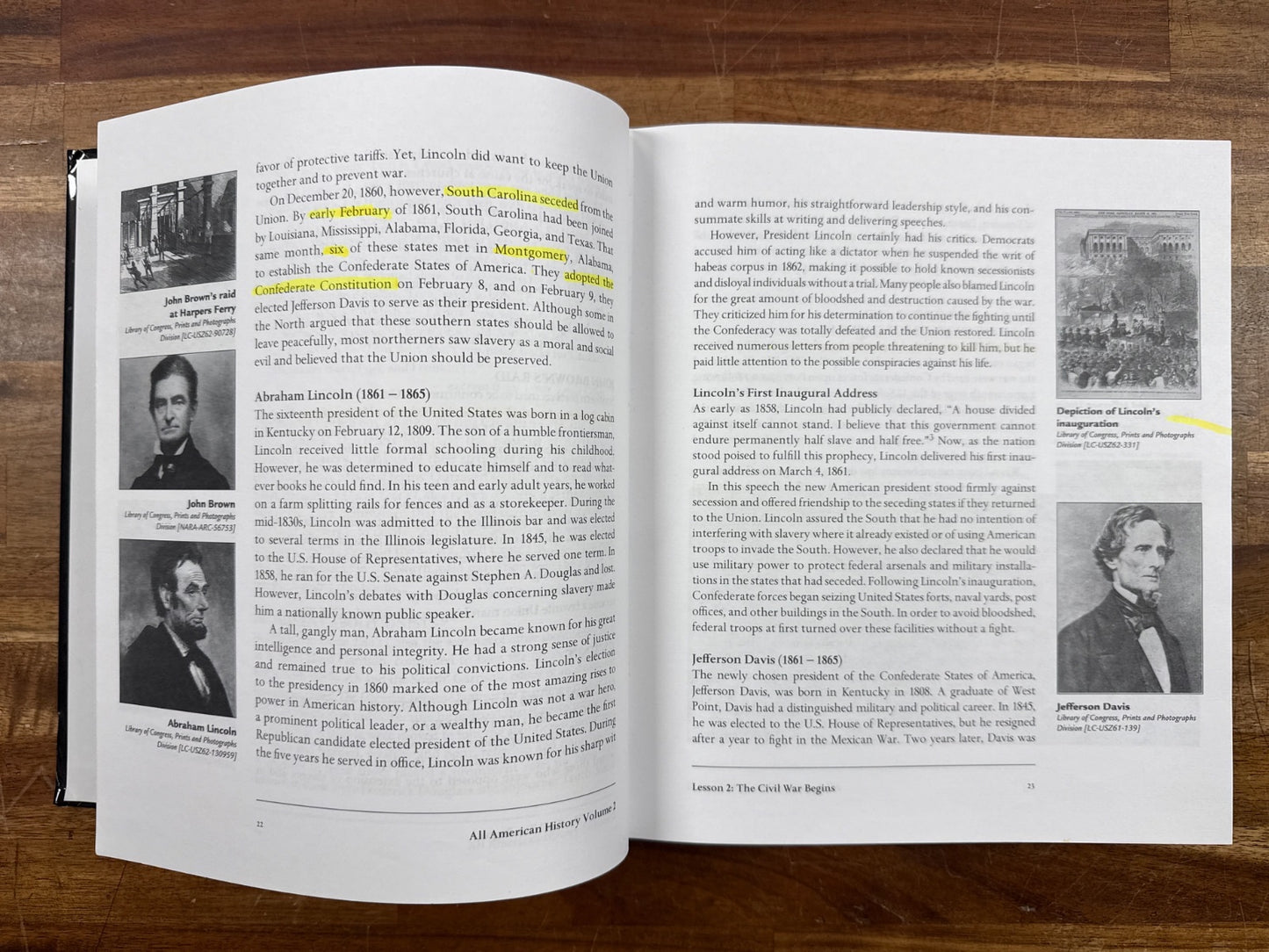All American History Vol 2 Student Reader & Teacher Guide Set