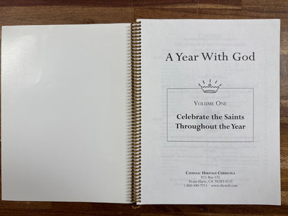 A Year with God Vol 1: Celebrate Saints Curriculum