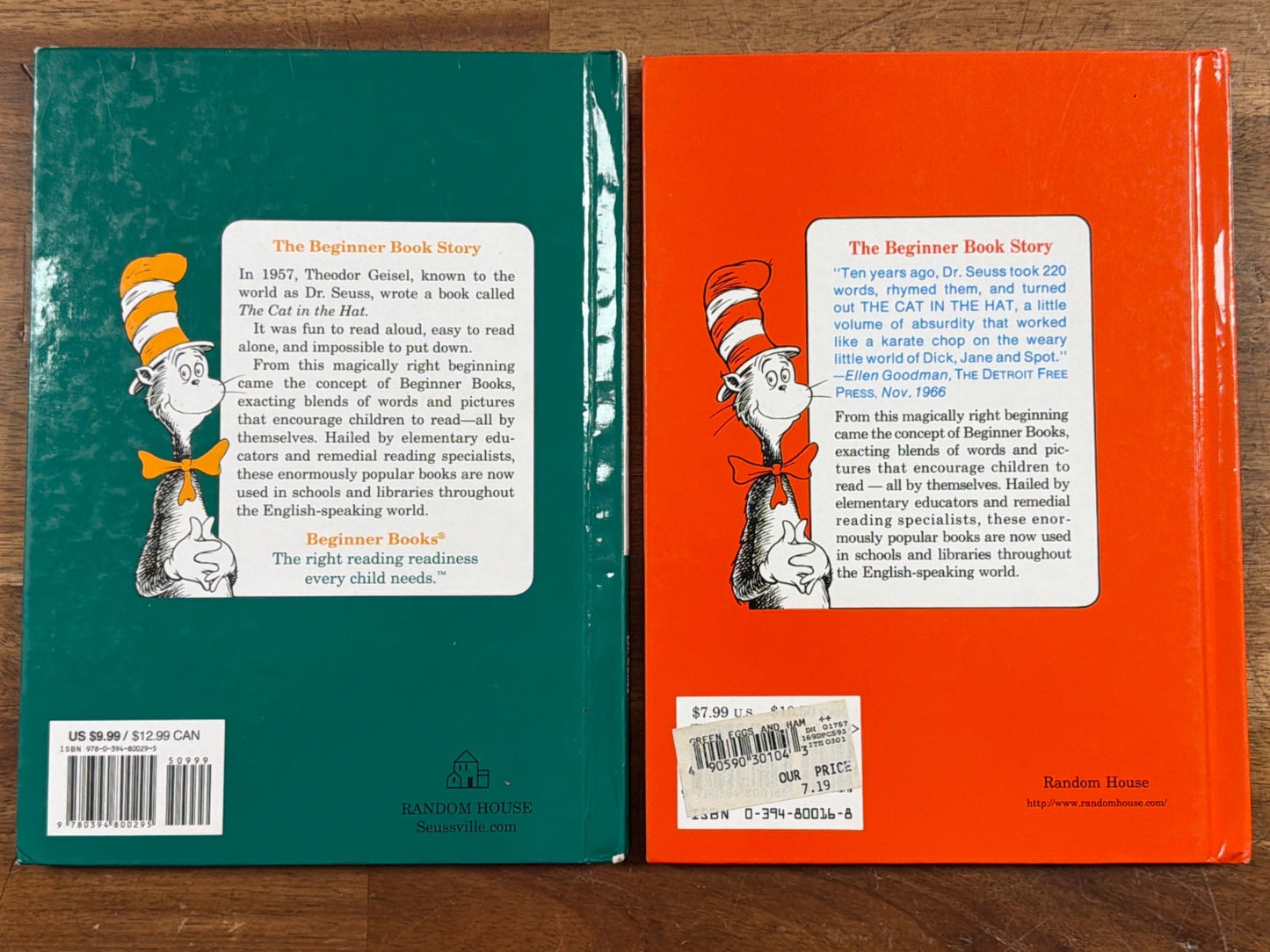 Dr. Seuss Beginner Books Bundle: Hop on Pop, Green Eggs and Ham,