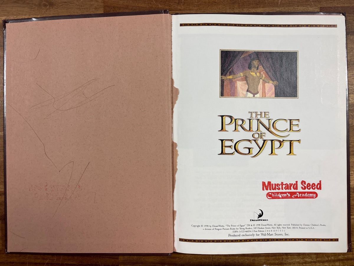 The Prince of Egypt Collector's Edition Storybook DreamWorks