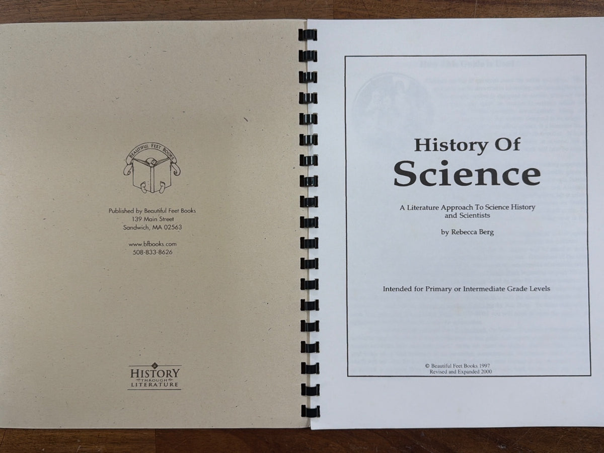 A History of Science by Rebecca Berg Primary/Intermediate