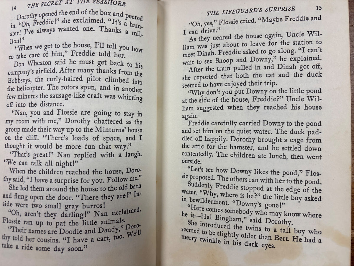Bobbsey Twins #3 the Secret at the Seashore, 2 Editions