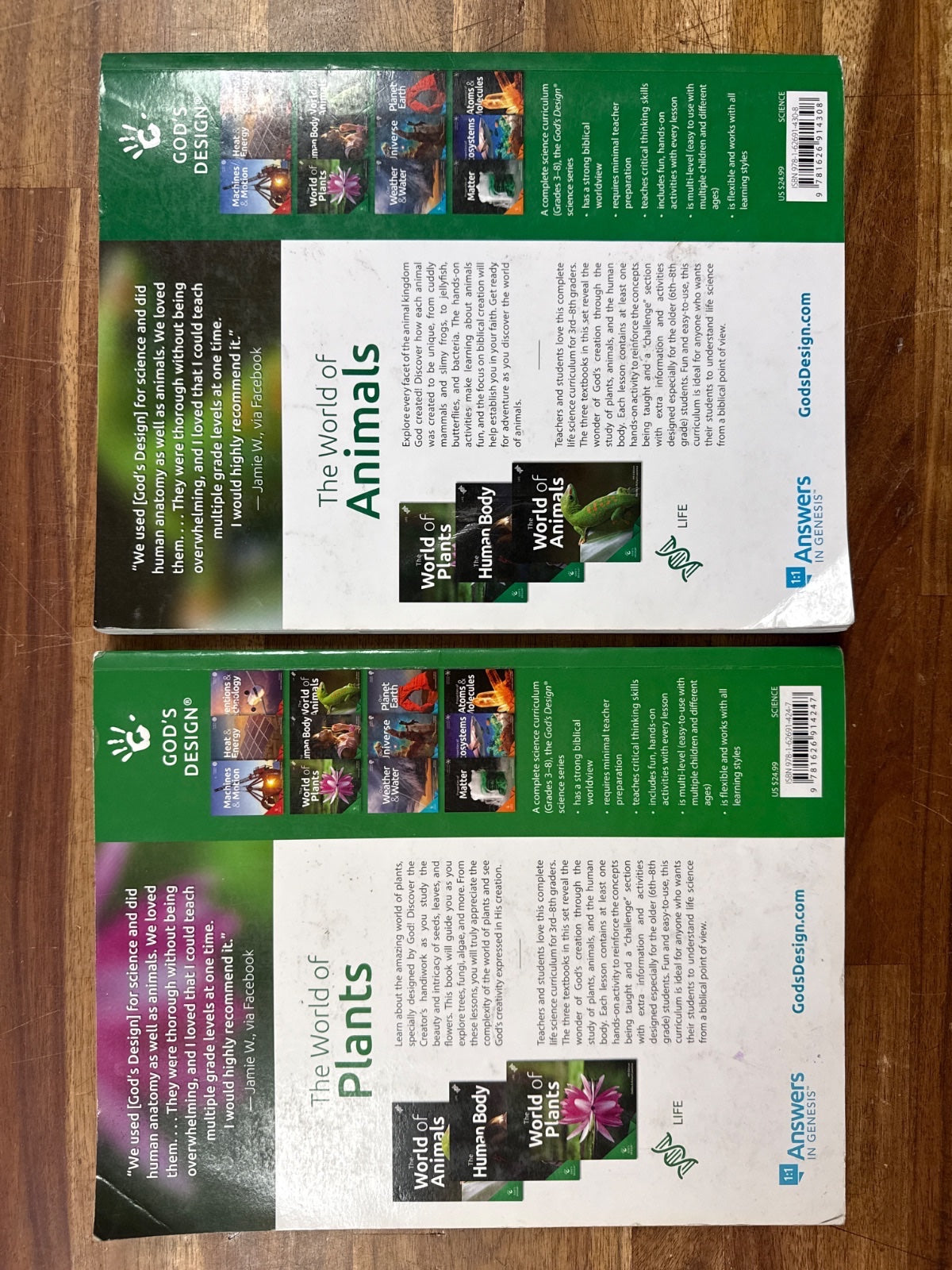 God's Design for Life Bundle: Plants, Animals, Human Body