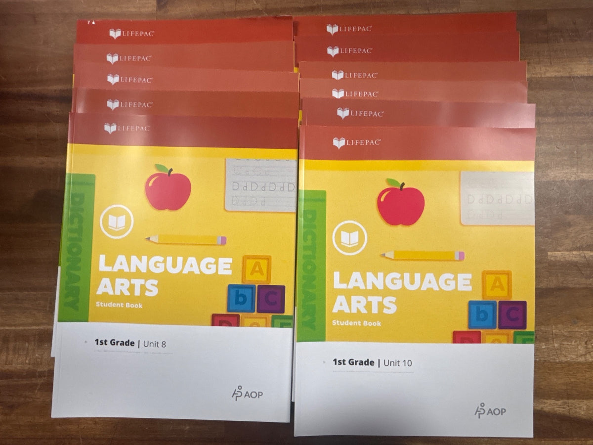 Lifepac Language Arts 1st Grade Student & Teacher Set 2-10 — photo 3 of 8