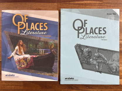 Abeka of Places Literature 5th Ed Set Teacher & Student (NEW)