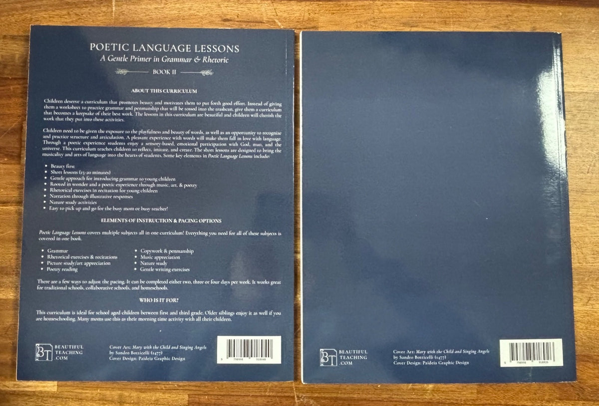 Beautiful Teaching Poetic Language Lessons Book I & II Set — photo 3 of 5