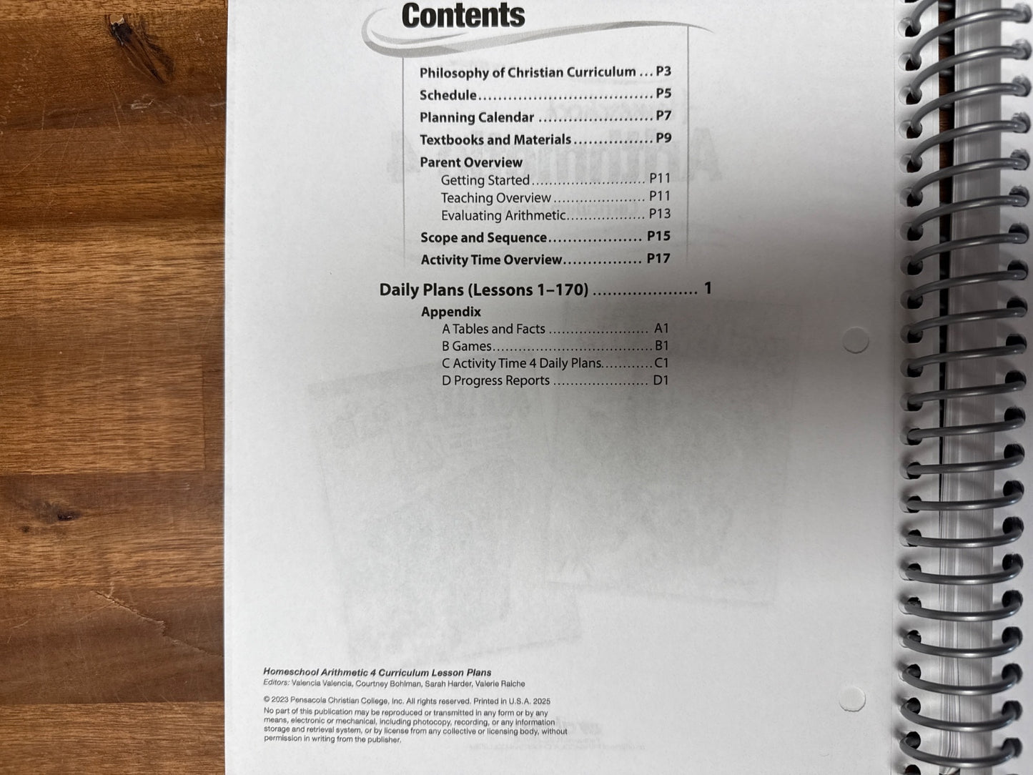 Abeka Homeschool Arithmetic 4 Curriculum Lesson Plans