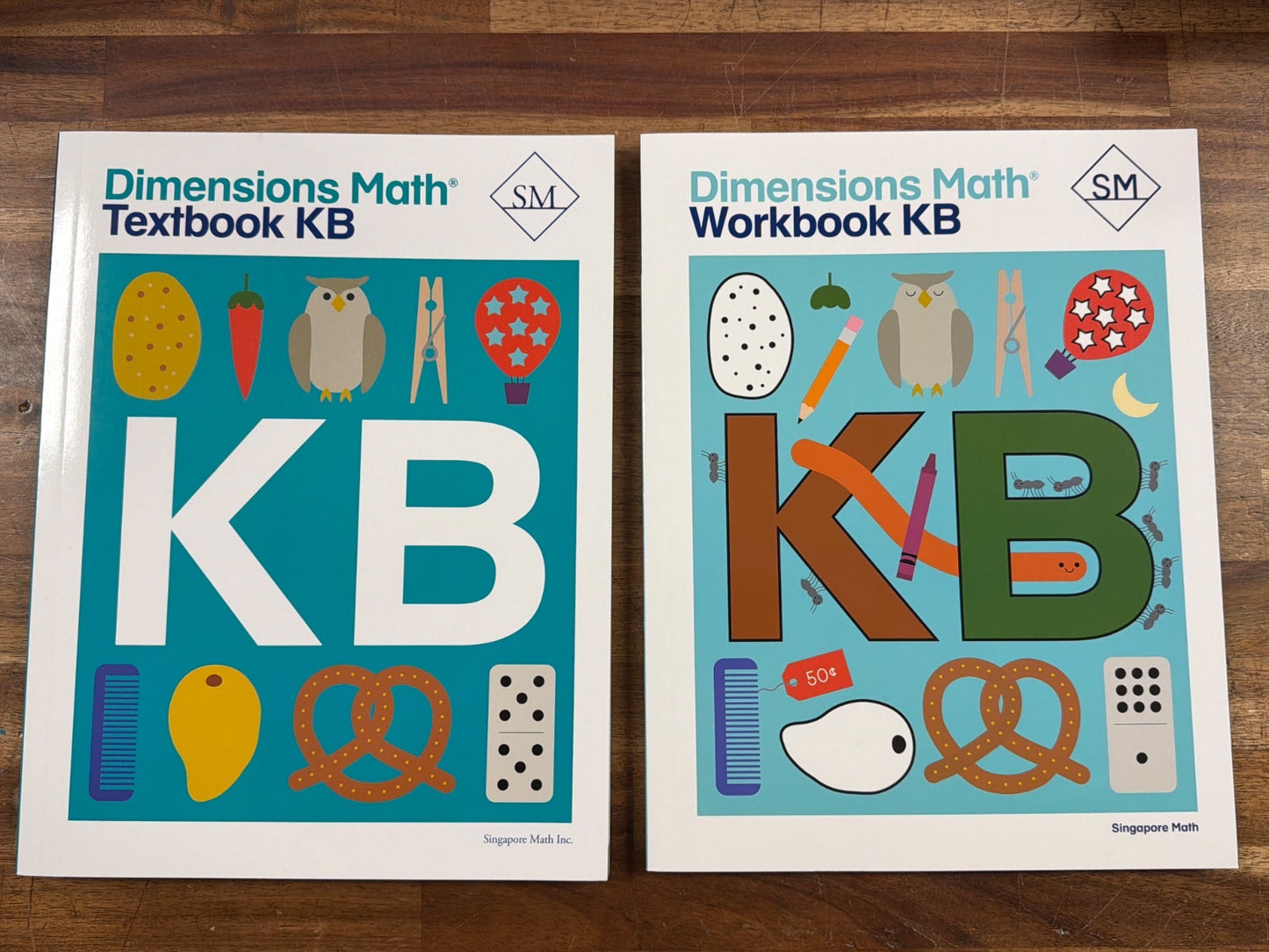 Dimensions Math Kindergarten KA KB Set Teacher Guide Textbook