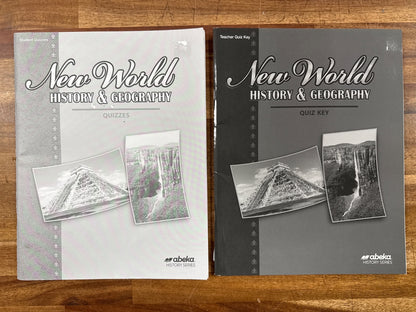 Abeka New World History Geography 4th Ed Grade 6 Curriculum Set