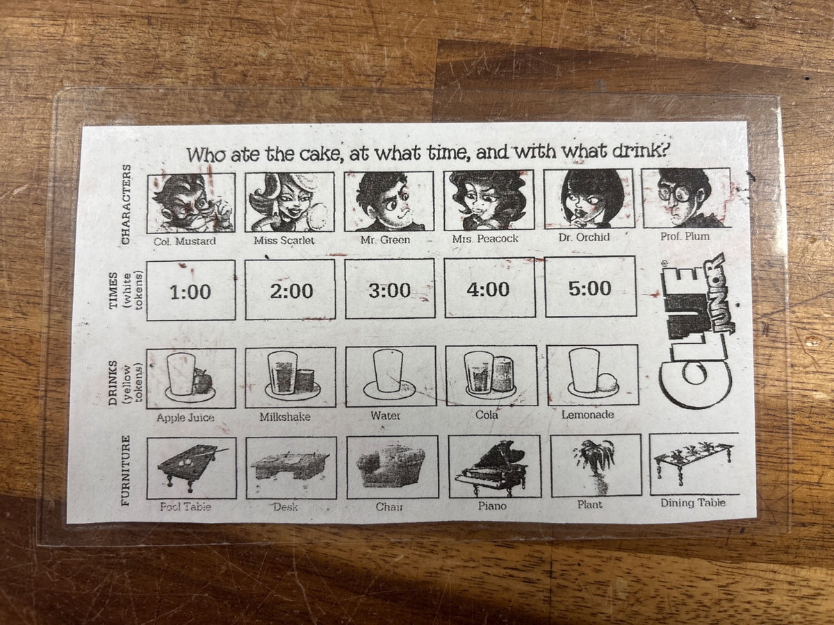 Clue Junior: the Case of the Missing Cake Board Game — photo 3 of 3