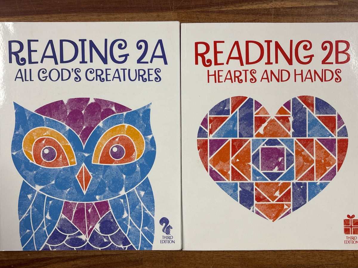 BJU Press Reading 2 Third Edition Readers Set 2A-2D