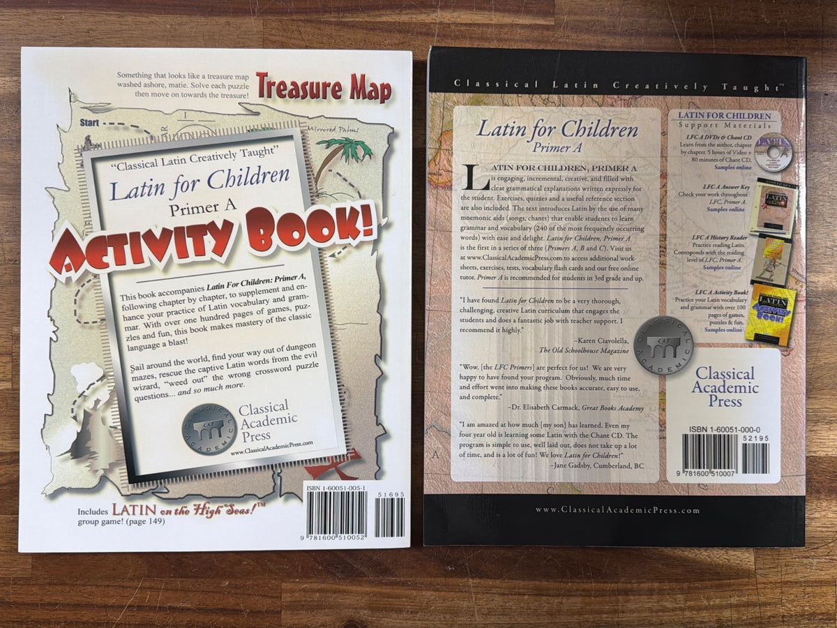 Latin for Children Primer a Set - Text, Key, Activity Book