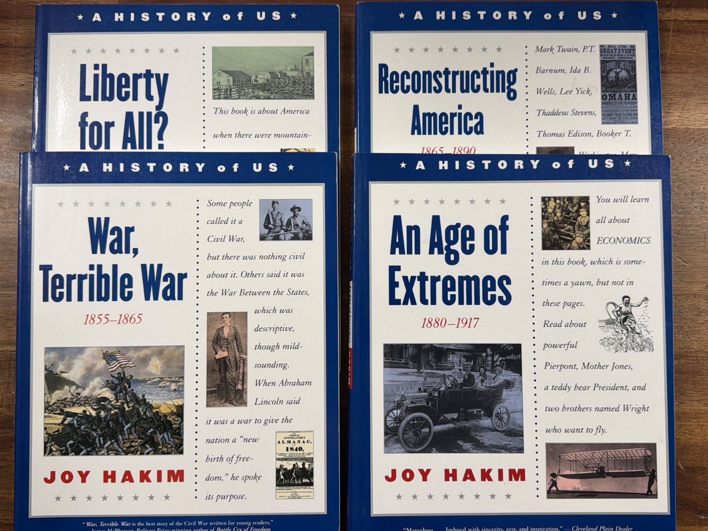 A History of US Joy Hakim 12-Book Set Oxford Press