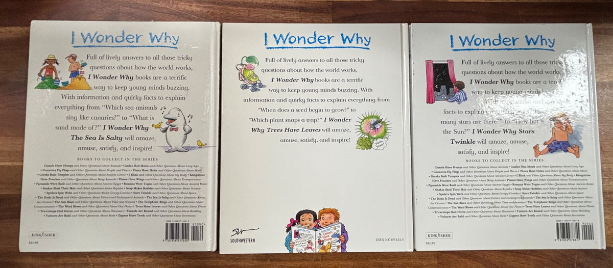 I Wonder Why Series 13-Book Set Kingfisher Nonfiction Lot — photo 3 of 8