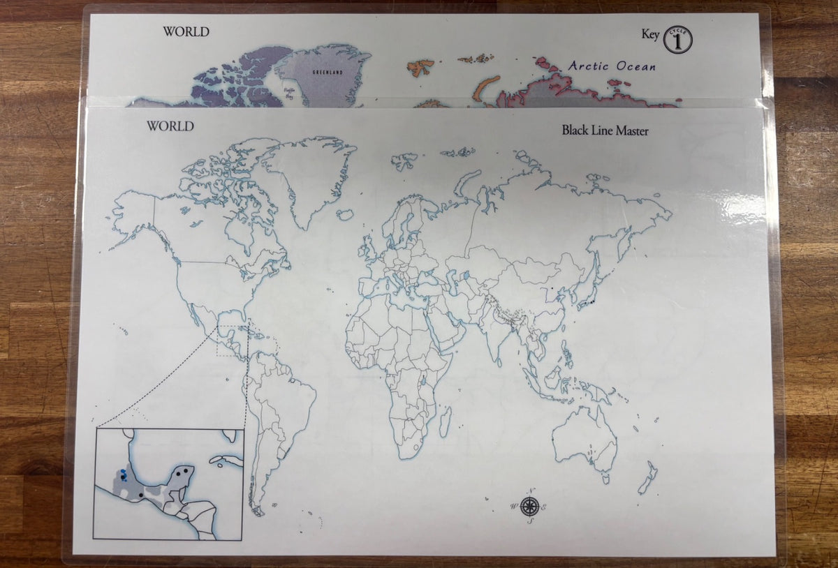 Trivium at the Table Cycle 1 Geography Africa Map Set