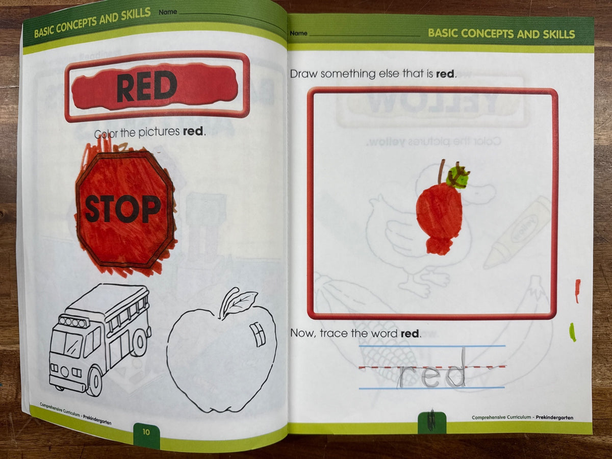 Comprehensive Curriculum of Basic Skills Pre-K Workbook — photo 3 of 3