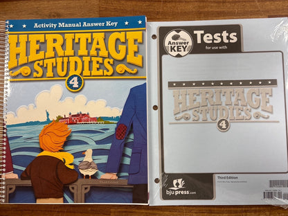 BJU Press Heritage Studies 4 Curriculum Set 3rd Edition