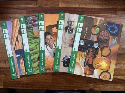 ACE PACEs Social Studies 4th Ed 1110-1120 & Key 1112-1120 Set