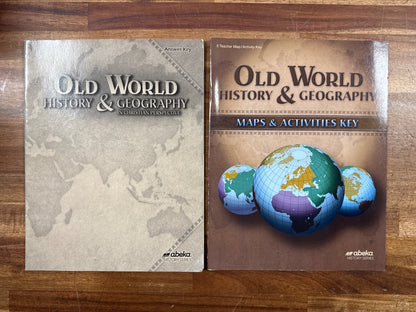Abeka Old World History & Geography Grade 5 4th Ed Curriculum Set