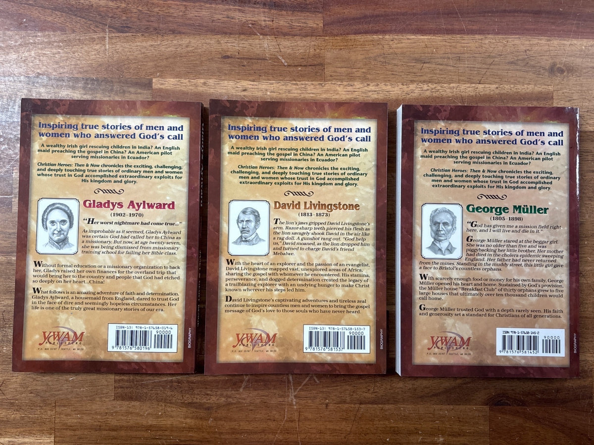Christian Heroes Then & Now 5-Book Set Janet Geoff Benge