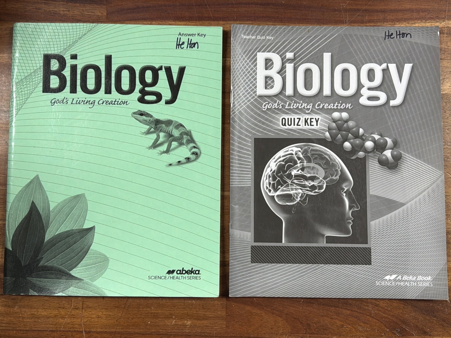 Abeka Biology God's Living Creation 4th Ed Set W/Keys