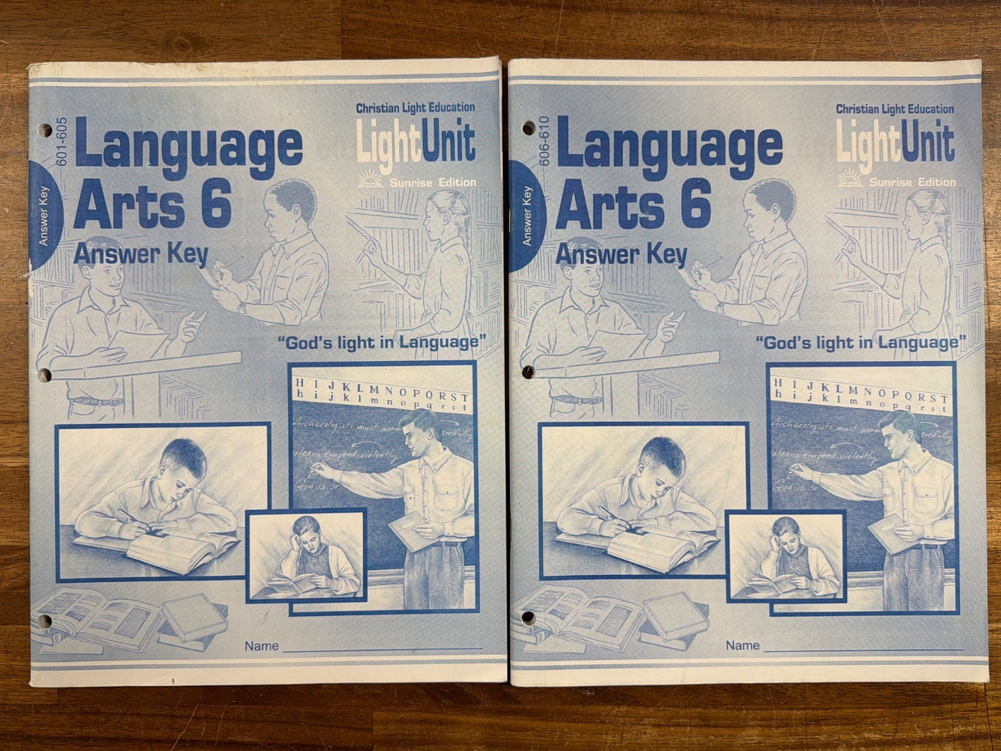 Christian Light Language Arts 6 Teacher Guide & Answer Keys
