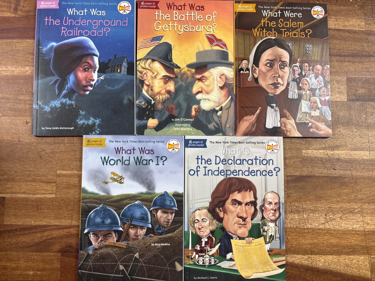 Who Was/What Was Series 14-Book History Lot Set — photo 4 of 7