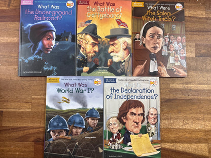 Who Was/What Was Series 14-Book History Lot Set — photo 4 of 7