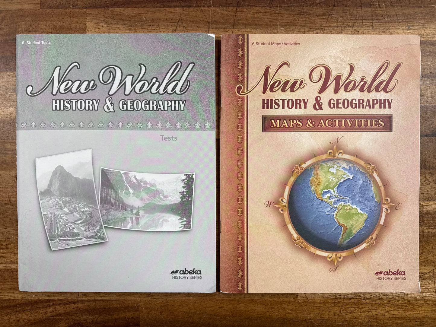 Abeka New World History & Geography 4th Ed Quiz/Test/Maps Set
