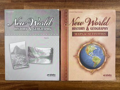 Abeka New World History & Geography 4th Ed Quiz/Test/Maps Set