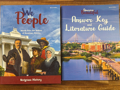 Notgrass America the Beautiful Set Parts 1&2 + Guides 2nd Ed