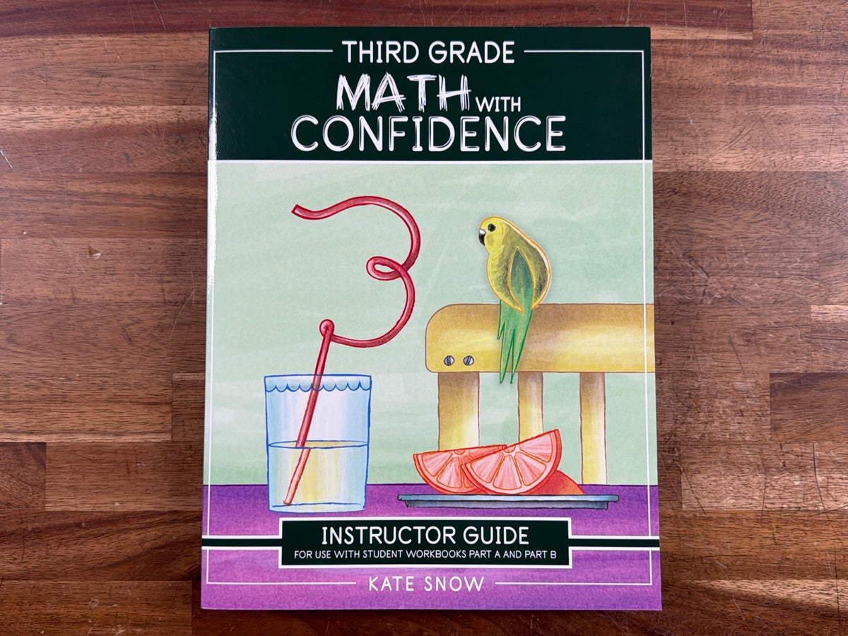 Third Grade Math with Confidence Set - Guide & Workbooks a/B — photo 4 of 5