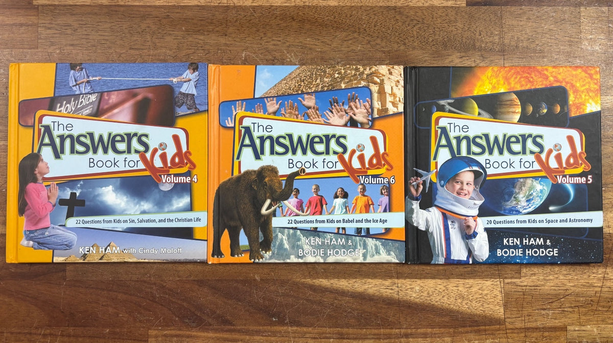 The Answers Book for Kids Volumes 2-6 Ken Ham Set
