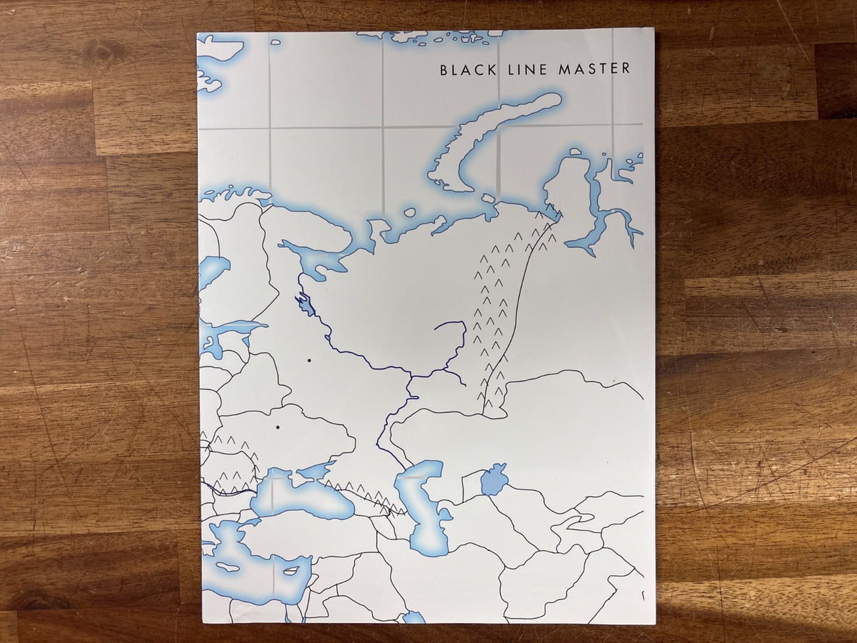 Outline Maps World & US Physical Features Key Set