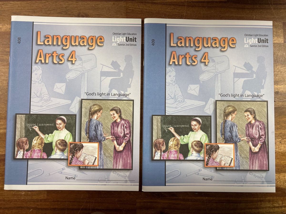 Christian Light Education Language Arts 4 Teacher Guide & LightUn — photo 4 of 5