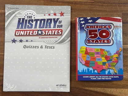 Abeka History of Our United States 5th Ed & 50 States Set